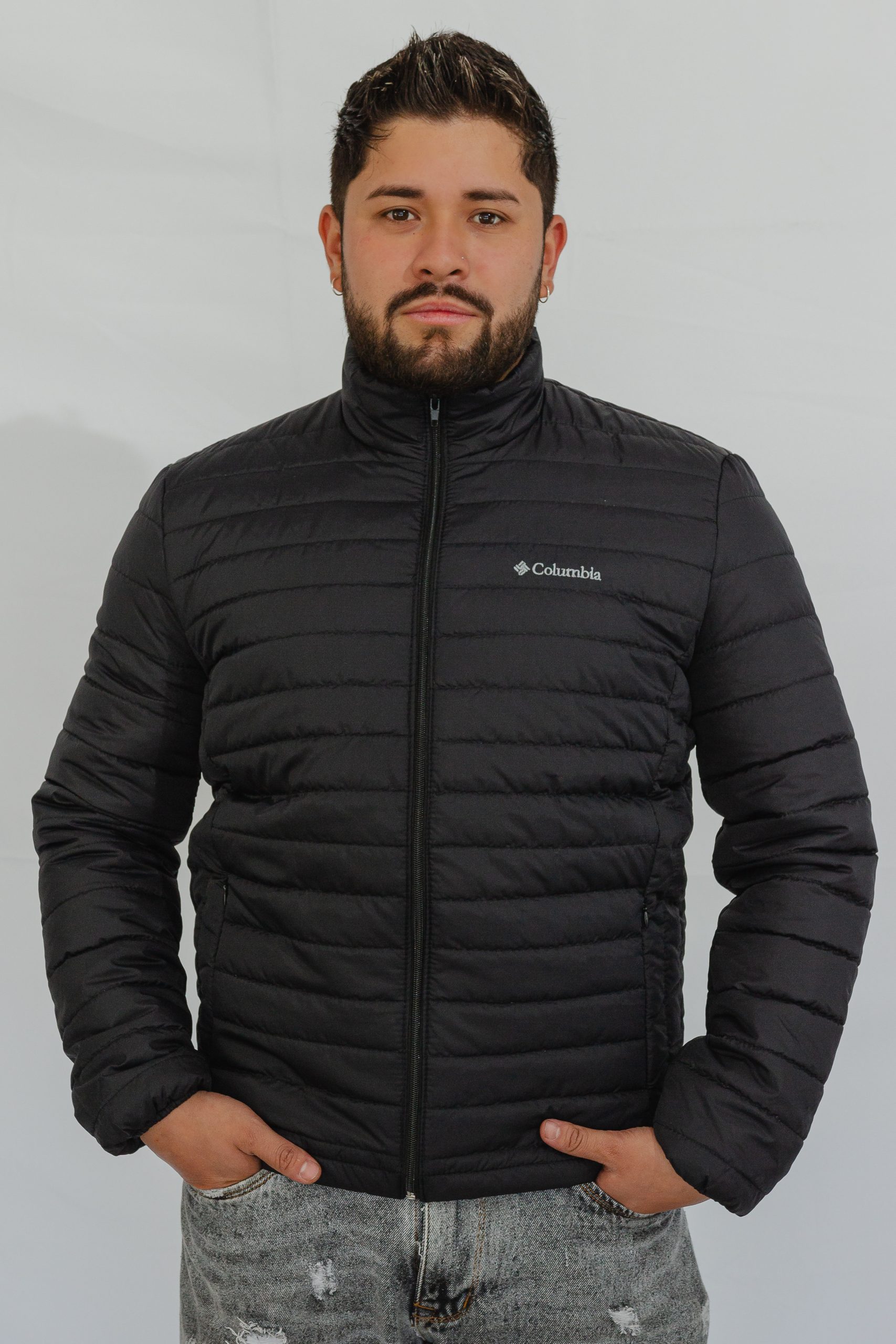 chaqueta invierno para caballero color negro - Imagen 2