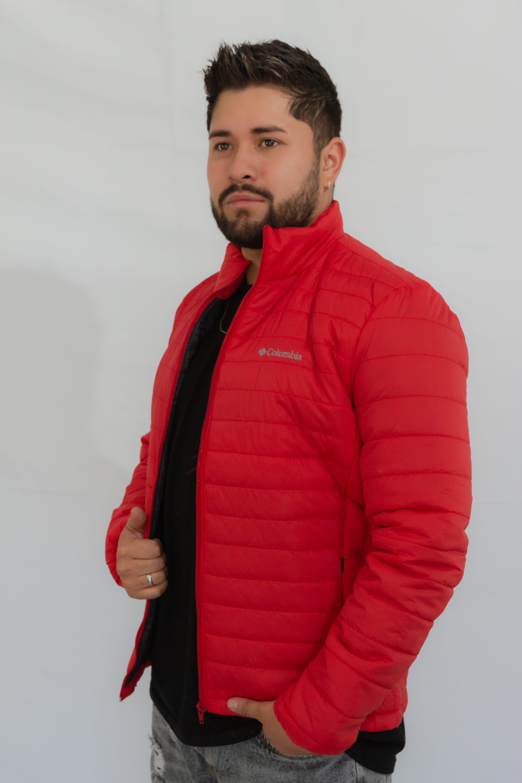 chaqueta invierno para caballero roja - Imagen 2