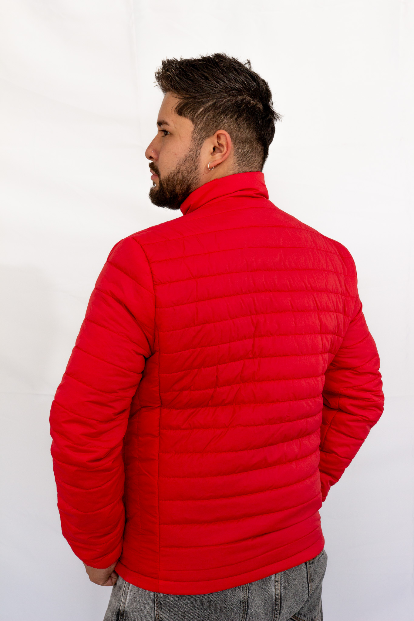 chaqueta invierno para caballero roja - Imagen 6